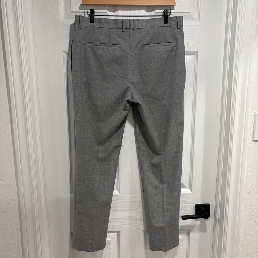 2/$25 Zara Man Men's Grey Dress Pants Wool Blend - Picture 4 of 8